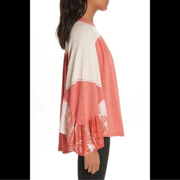 Free People Friday Fever Coral Dolman Top. Size XSmall. - Picture 2 of 12